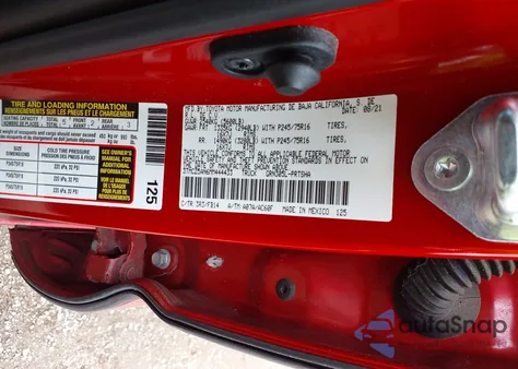 2021 Toyota Tacoma Sr V6 z USA, uszkodzony, nr VIN 3TMCZ5AN6MM444433